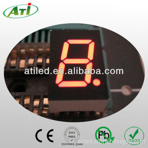 0.30 inch led numeric display single digit orange color